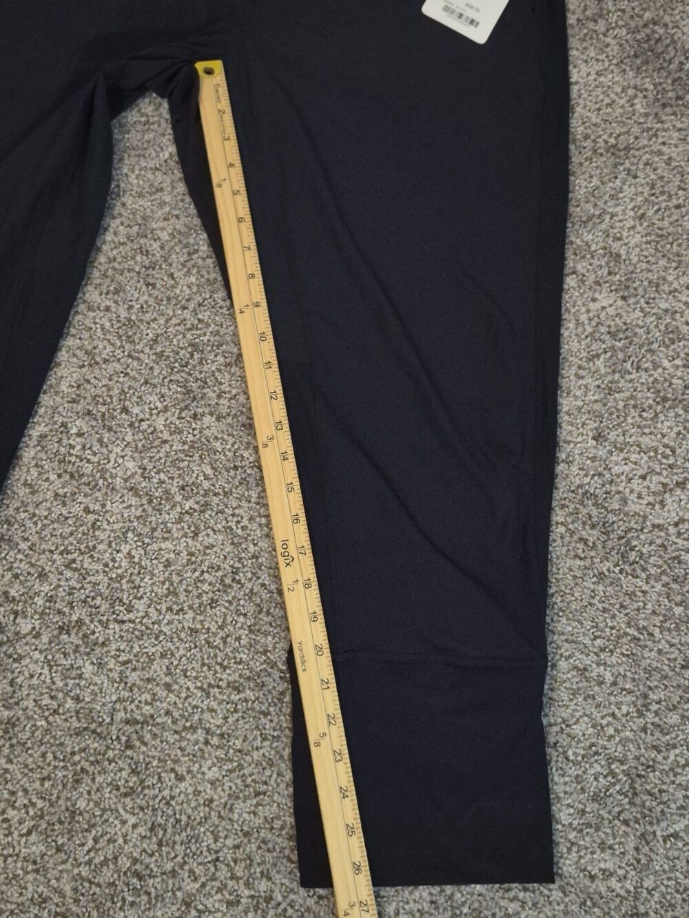 Men's LULULEMON Black Cropped Yoga Inversion Gaiter Pants Size 38 M5088S $98 - Picture 5 of 8